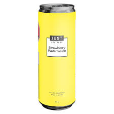 JUST Seltzers Strawberry Watermelon Seltzer THC 355 ml Sparkling Beverage