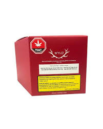 Multipack of 10, Wyld Raspberry THC (100mg THC) Soft Chews