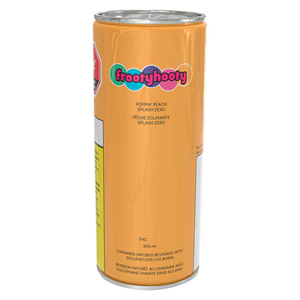 frootyhooty Poppin' Peach Splash Zero 355ml Sparkling Beverage