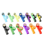 LIT Silicone Hand Pipe Assorted Colors