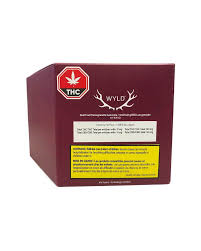 WYLD Multipack of 10, Wyld Pomegranate 1:1 THC:CBD Gummies