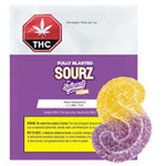 SOURZ by Spinach Fully Blasted Peach Passionfruit 1:1 CBN | THC 1pk soft chew