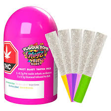 NUGZ Flavour Bomb Fruit Blast Taster Pack 5 x 0.5g Infused Pre-Rolls