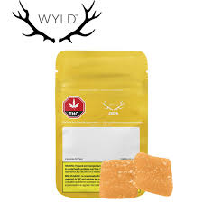 Wyld Real Fruit Sour Peach Mango 3:1 CBG:THC 2x4g Soft Chew